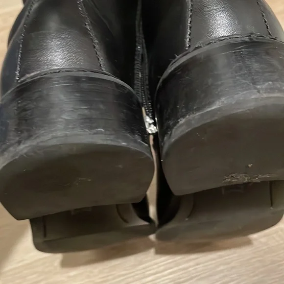 Marc Fisher LTD Diante Leather Buckle Boots - Picture 6 of 16